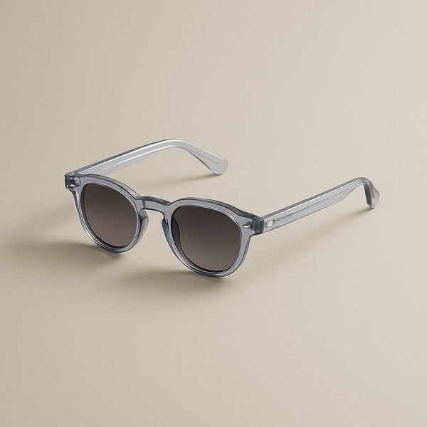Lunettes de Soleil Bleu Cristal